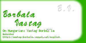 borbala vastag business card
